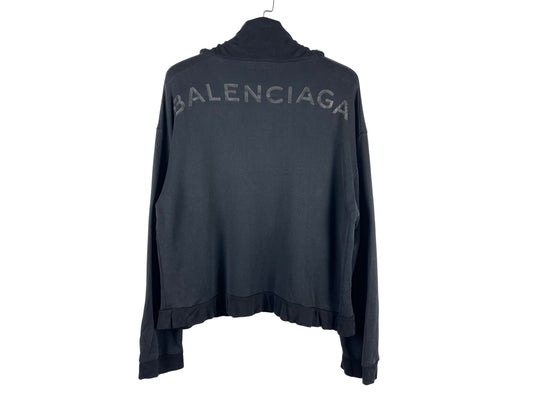 Balenciaga Back Logo Turtleneck Sweatshirt