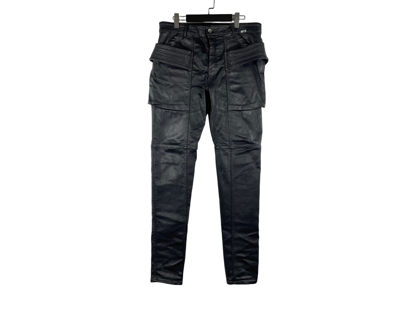 Rick Owens DRKSHDW Waxed Easy Creatch Cut Jeans