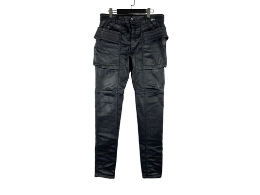 Rick Owens DRKSHDW Waxed Easy Creatch Cut Jeans