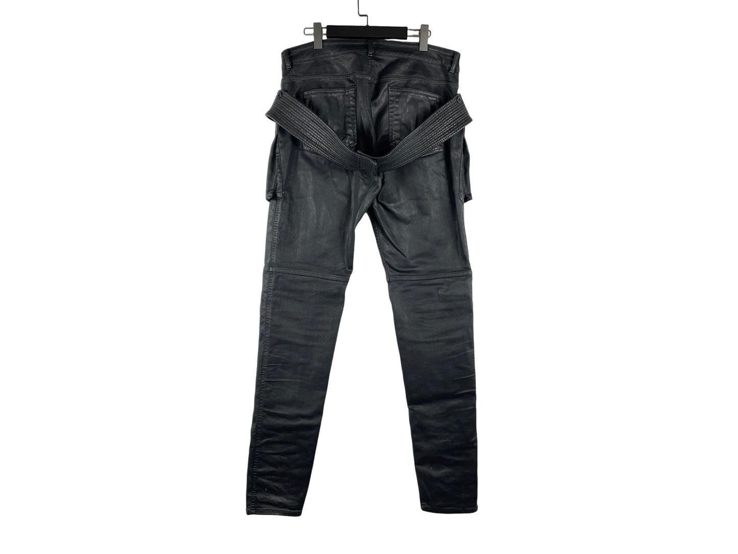 Rick Owens DRKSHDW Waxed Easy Creatch Cut Jeans