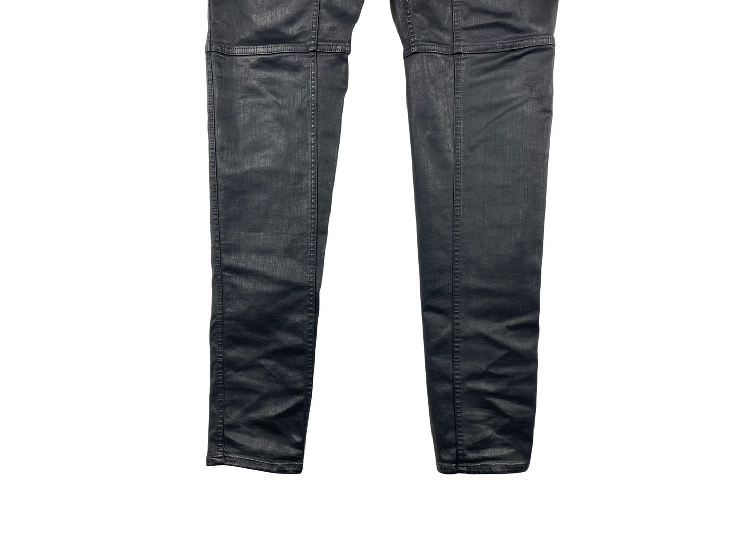 Rick Owens DRKSHDW Waxed Easy Creatch Cut Jeans