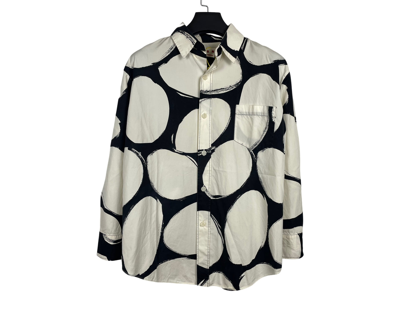 Marni Circles Black White Tunic Blouse Shirt