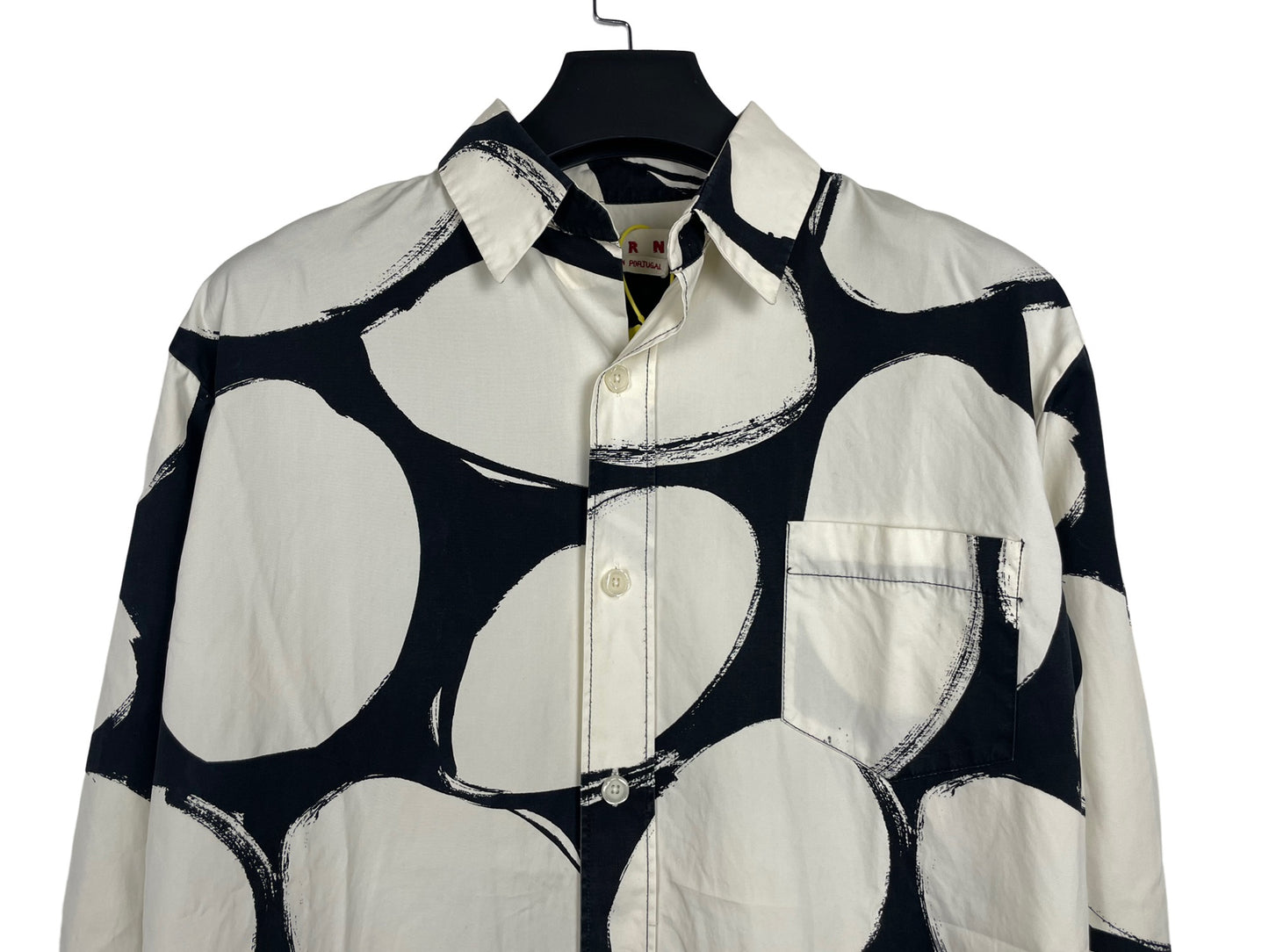 Marni Circles Black White Tunic Blouse Shirt