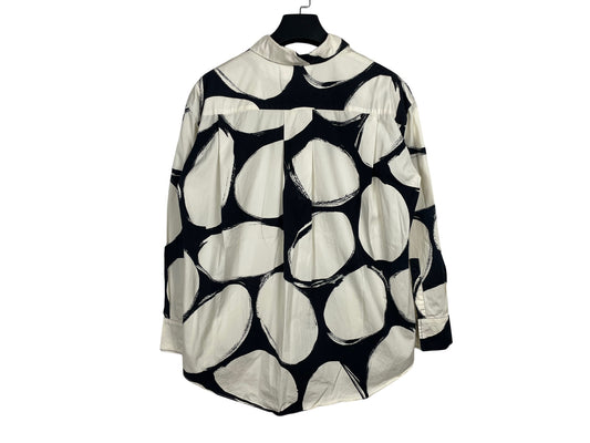 Marni Circles Black White Tunic Blouse Shirt
