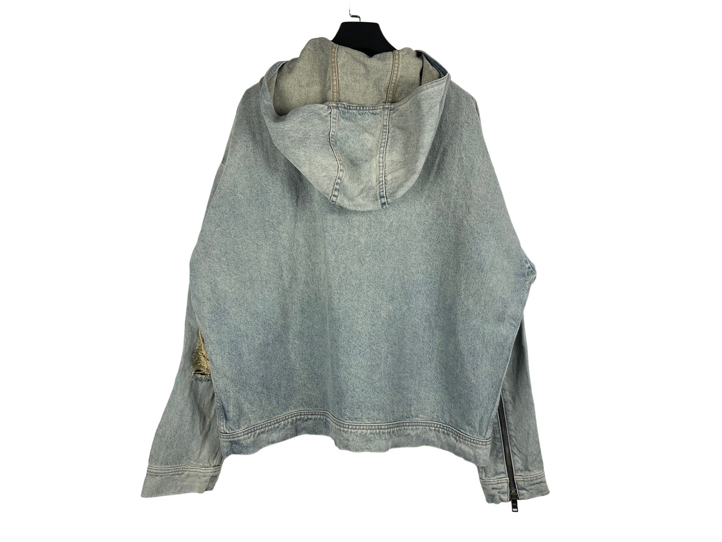 424 On Fairfax Denim Zip Hoodie Jacket SS16