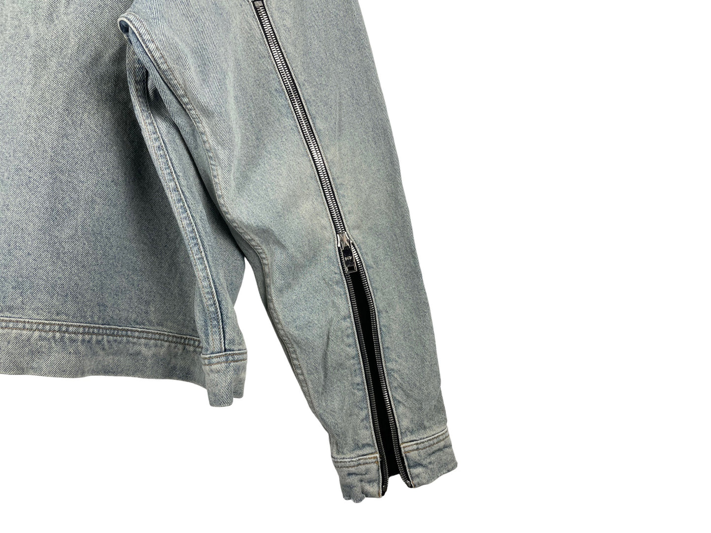 424 On Fairfax Denim Zip Hoodie Jacket SS16