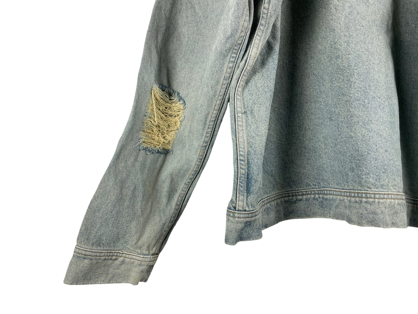 424 On Fairfax Denim Zip Hoodie Jacket SS16