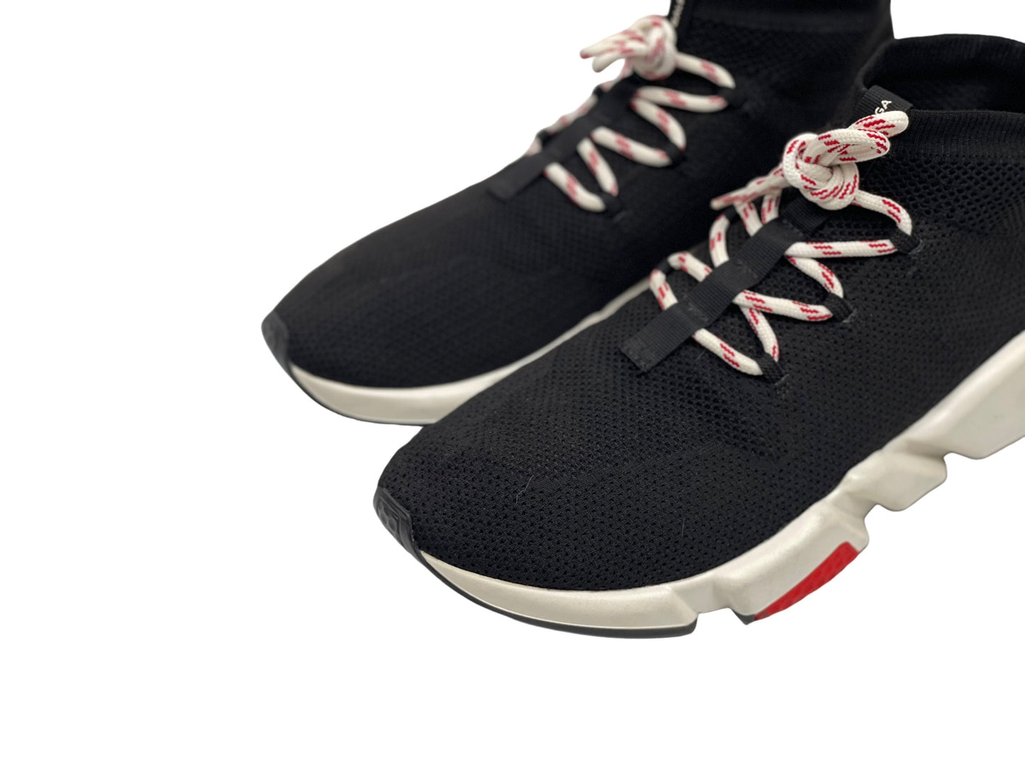 Balenciaga Speed Lace-Up Knit Fabric Sneakers