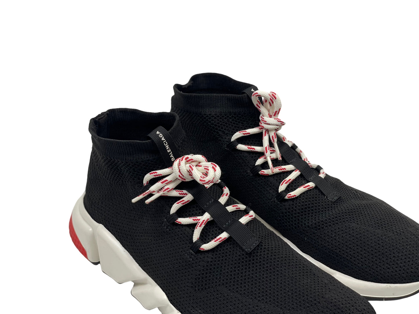 Balenciaga Speed Lace-Up Knit Fabric Sneakers