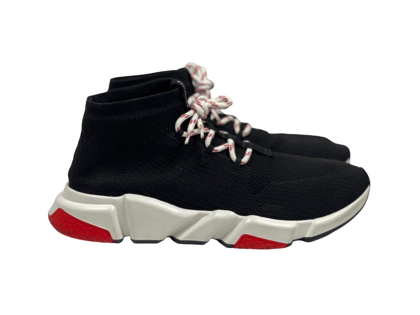 Balenciaga Speed Lace-Up Knit Fabric Sneakers