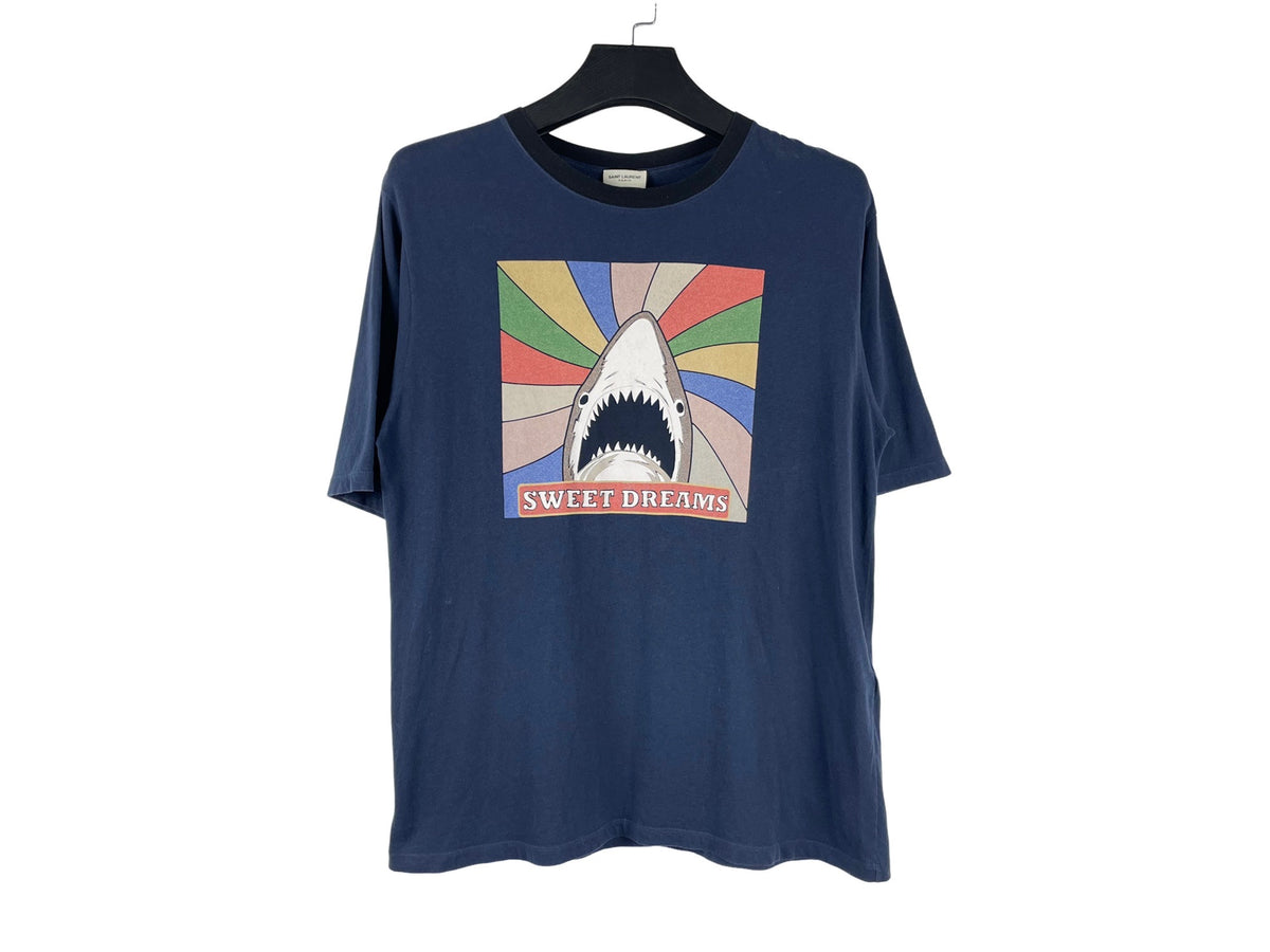 Saint Laurent Sweet Dreams Shark T-Shirt SS16