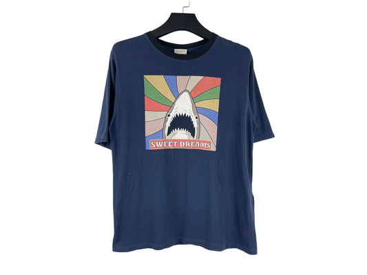Saint Laurent Sweet Dreams Shark T-Shirt SS16