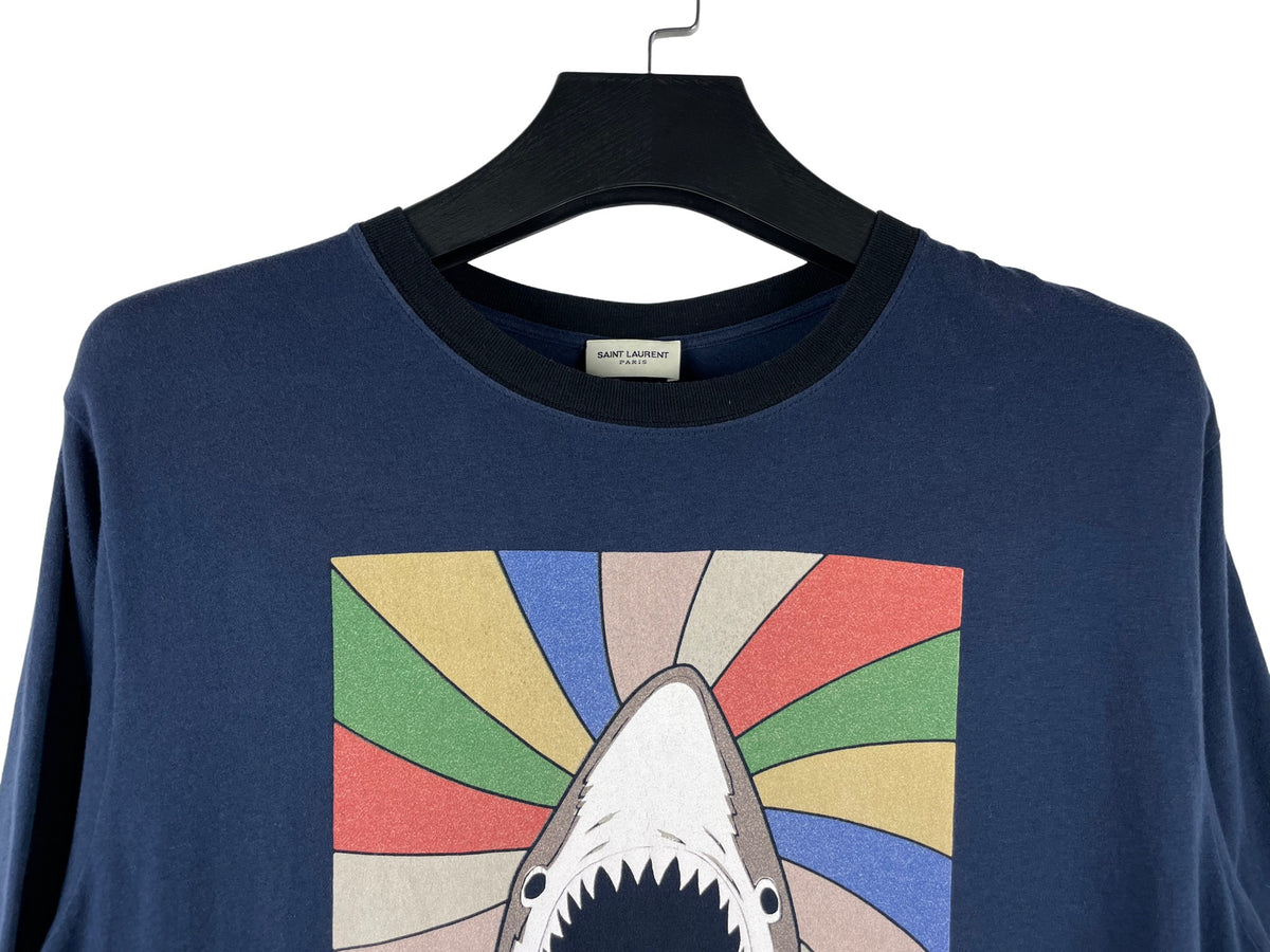 Saint Laurent Sweet Dreams Shark T-Shirt SS16
