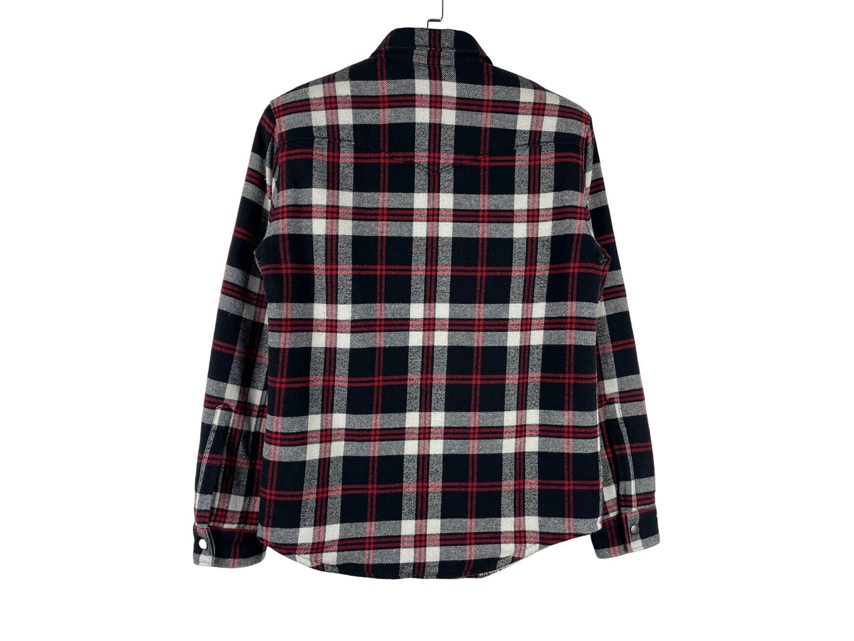 Saint Laurent Sherpa-Lined Checked Shirt AW21