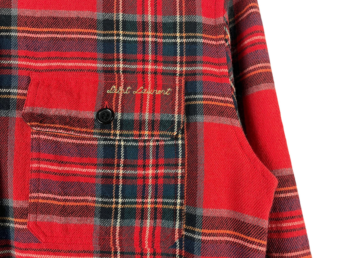 Saint Laurent Plaid Shirt AW20