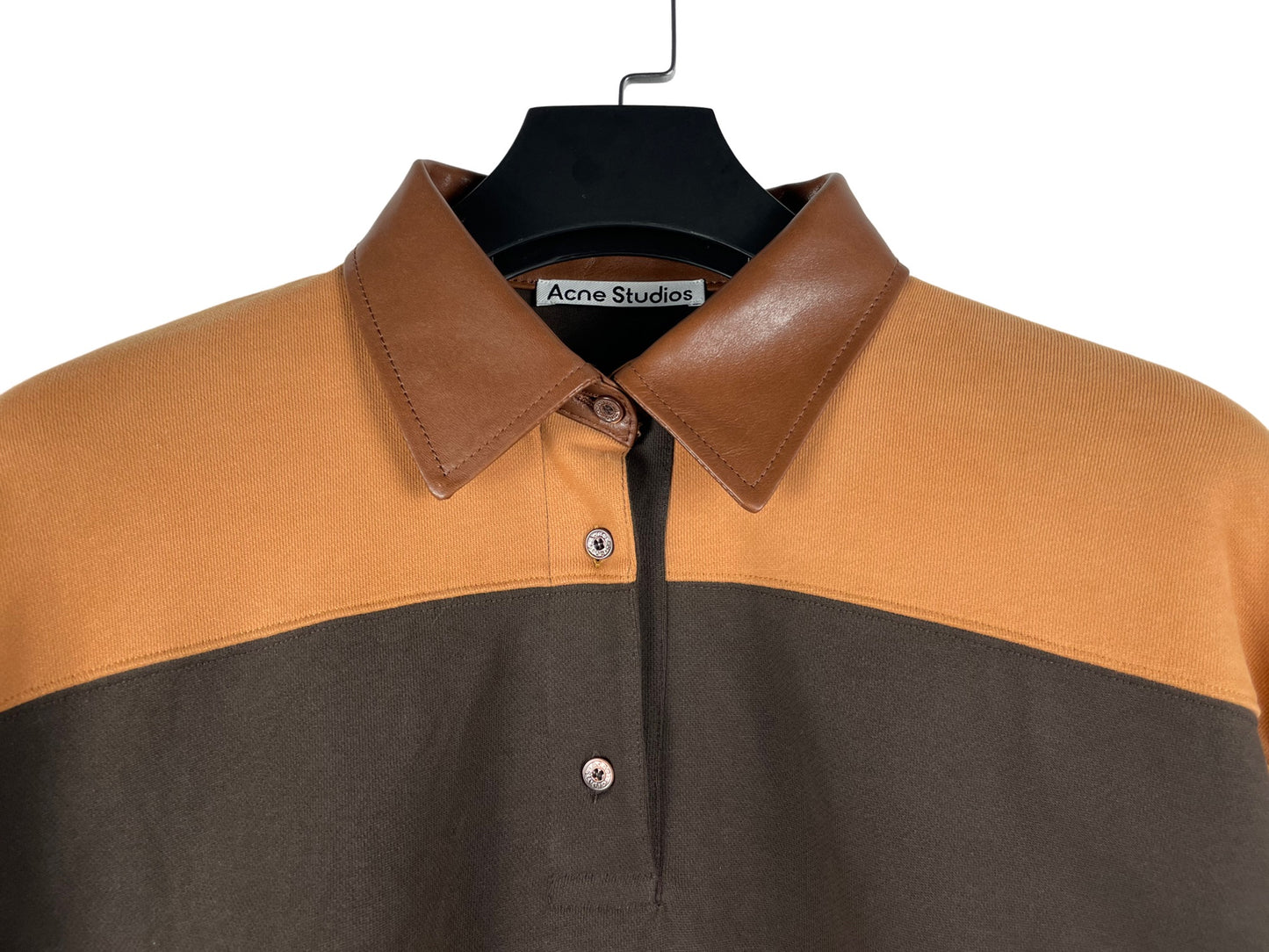 Acne Studios Striped Polo Sweater