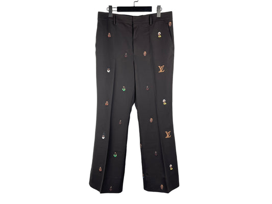 Louis Vuitton Embroidered Flare Trousers SS24