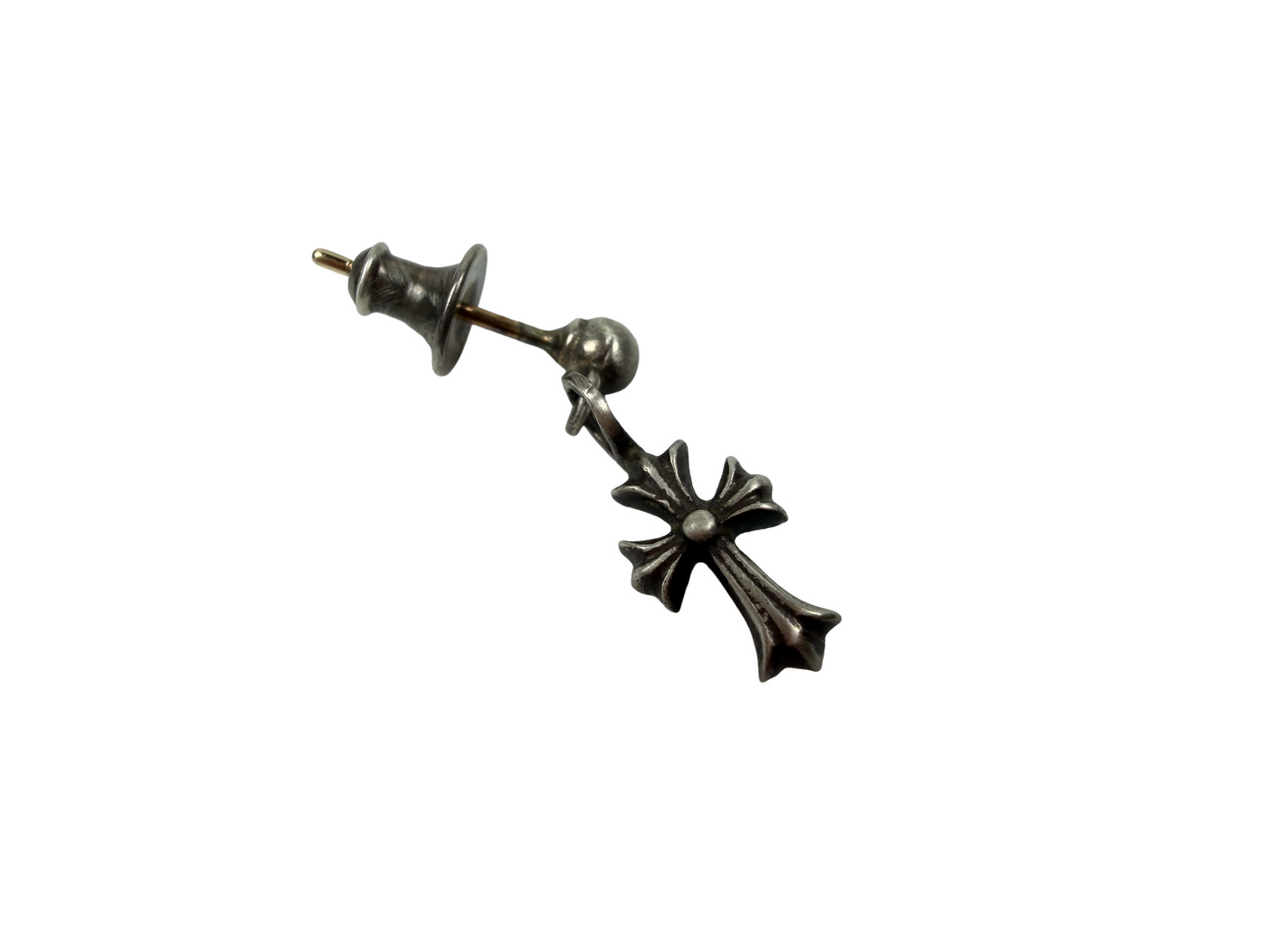 Chrome Hearts Tiny E Earring Silver