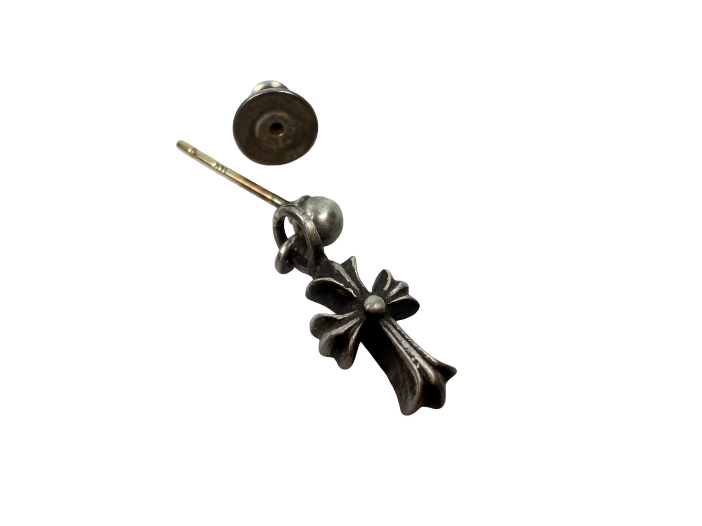 Chrome Hearts Tiny E Earring Silver