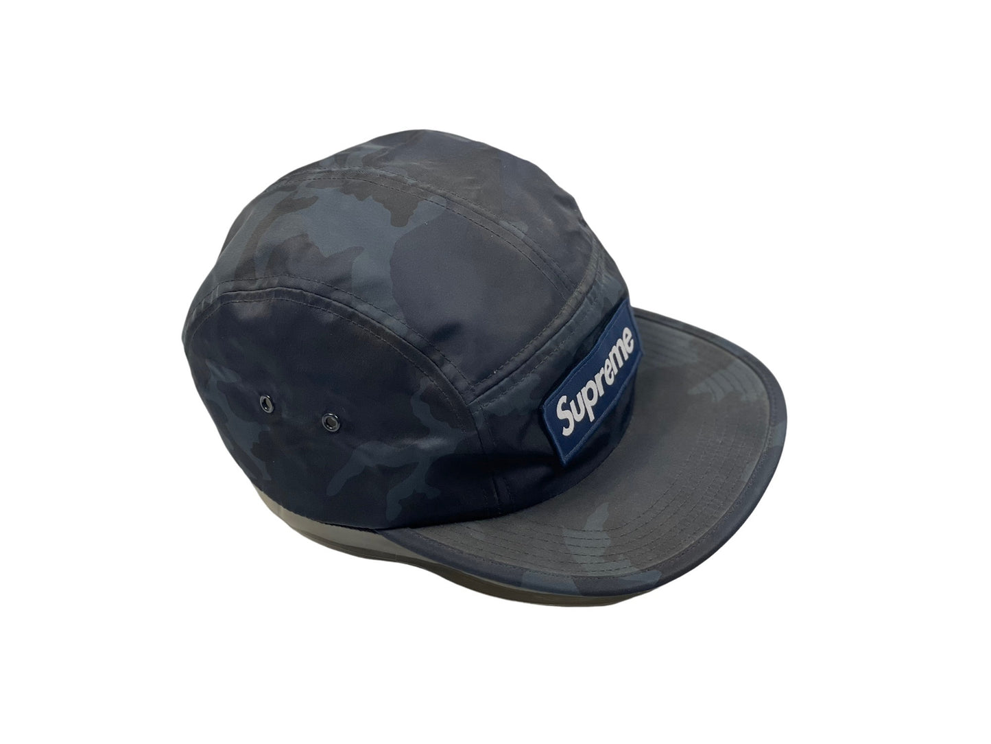 Supreme Camo Camp Cap Navy