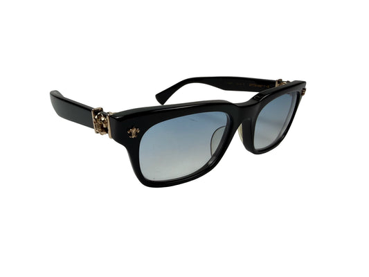 Chrome Hearts Gittin Any? A 18K Gold Blue Sunglasses