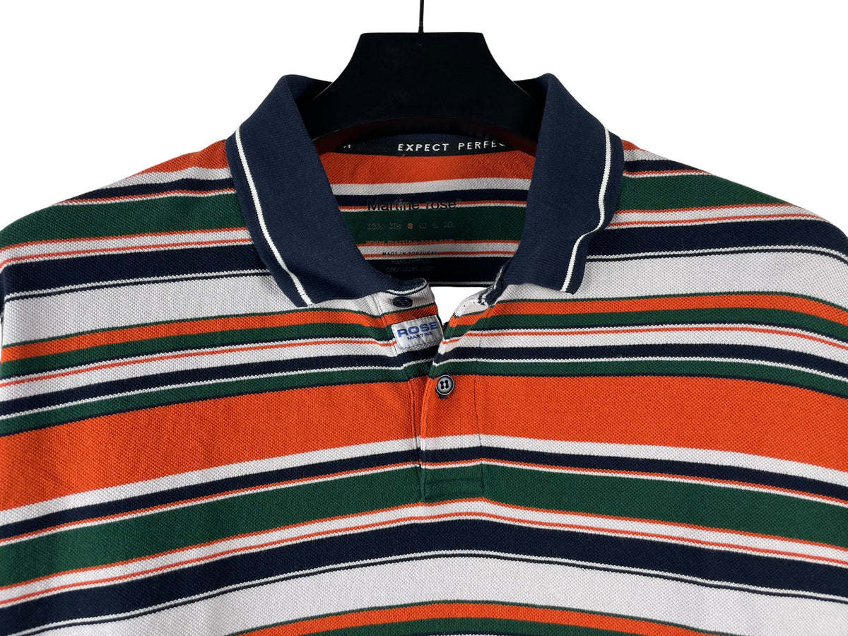 Martine Rose Striped Polo Shirt