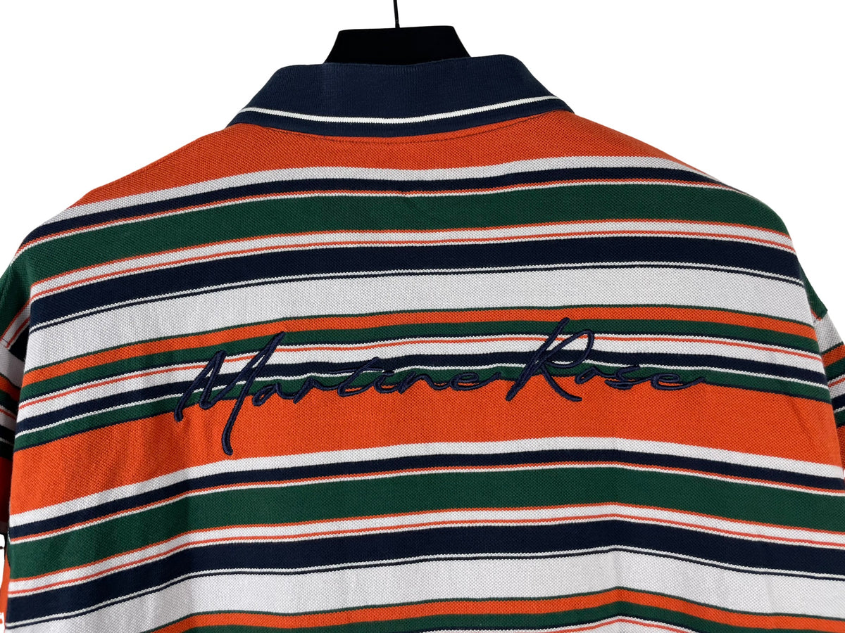 Martine Rose Striped Polo Shirt