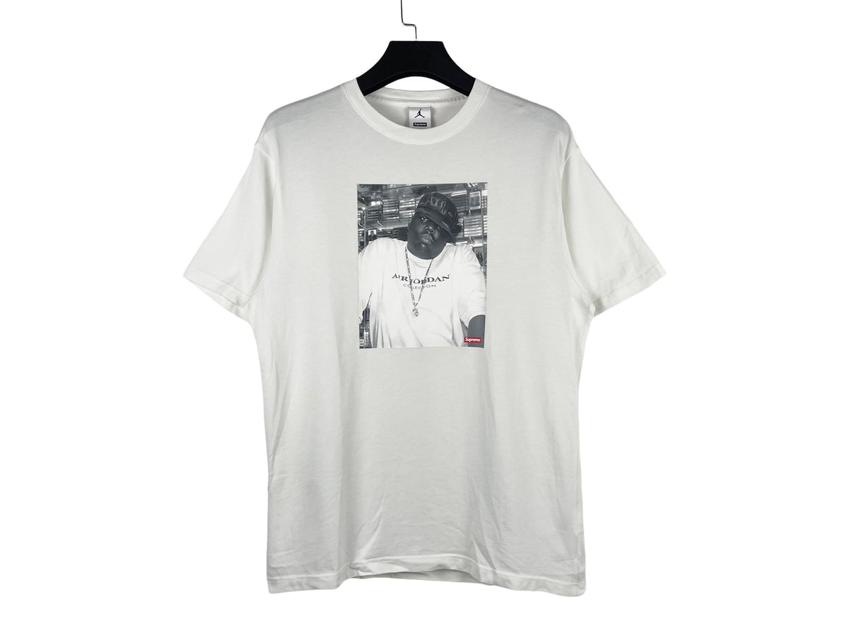 Supreme x Air Jordan Biggie Photo Print T-Shirt