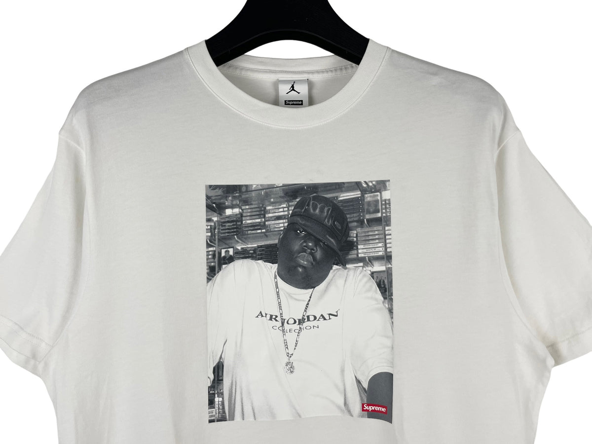 Supreme x Air Jordan Biggie Photo Print T-Shirt