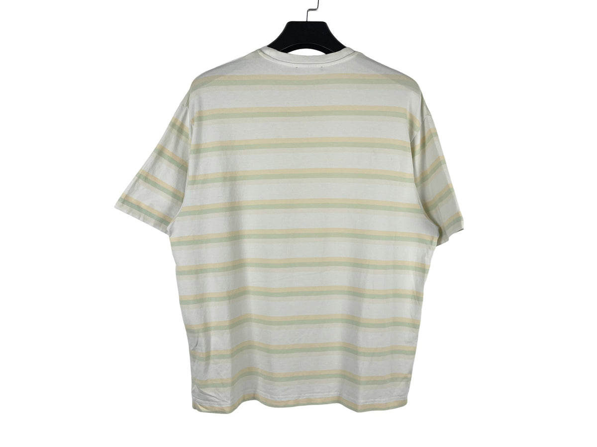 Acne Studios Striped Face Logo T-Shirt