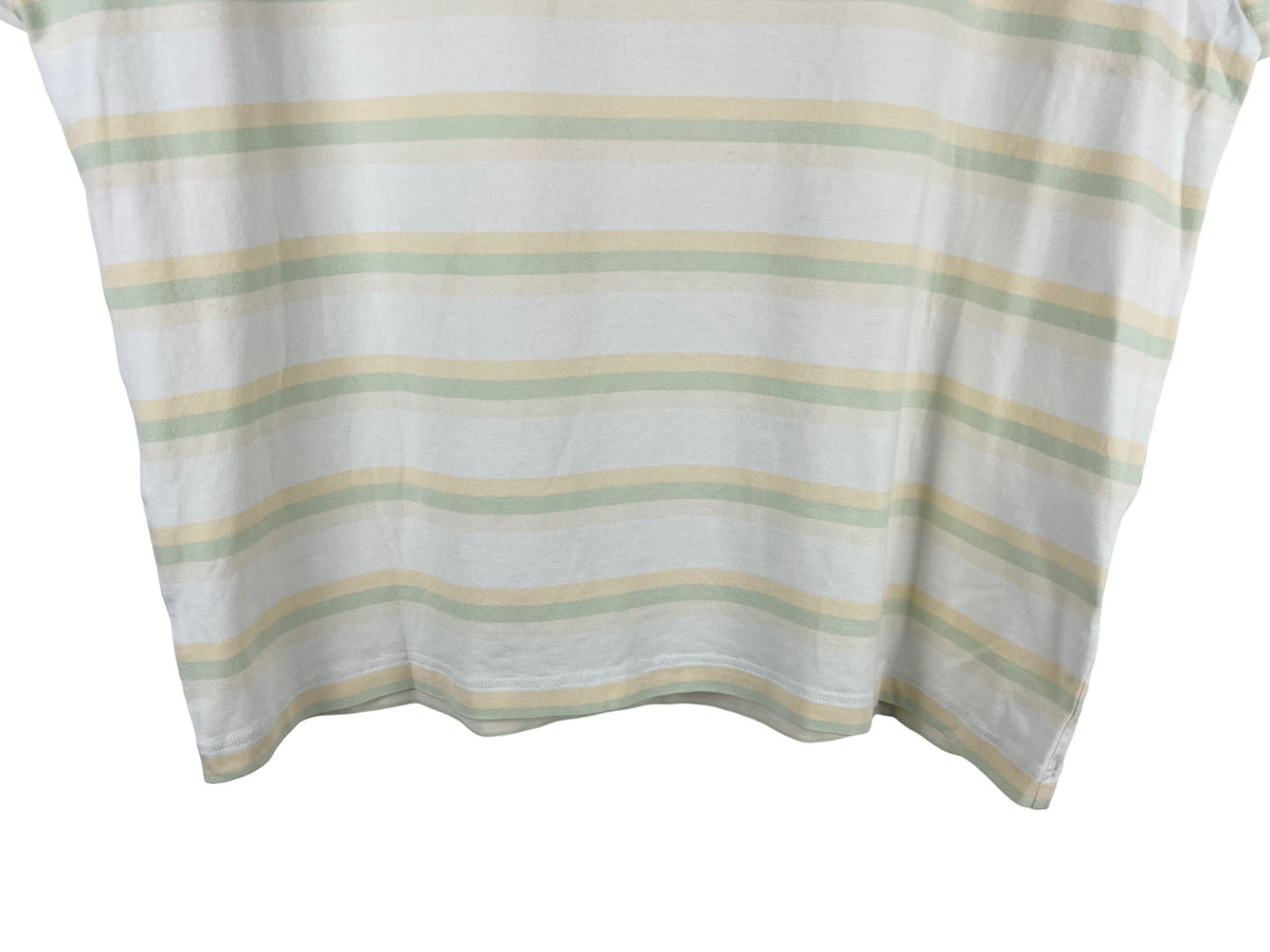 Acne Studios Striped Face Logo T-Shirt