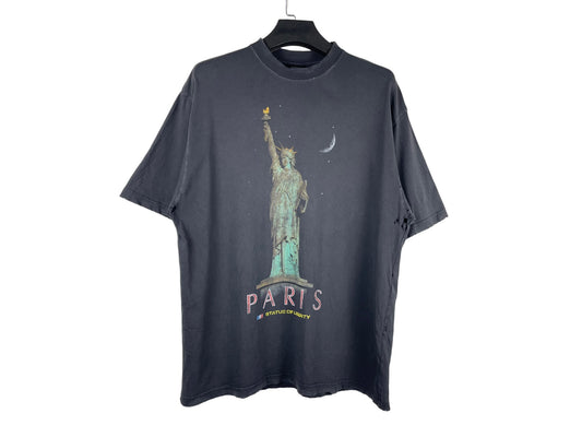 Balenciaga 24SS Destroyed Statue of Liberty Print T-Shirt