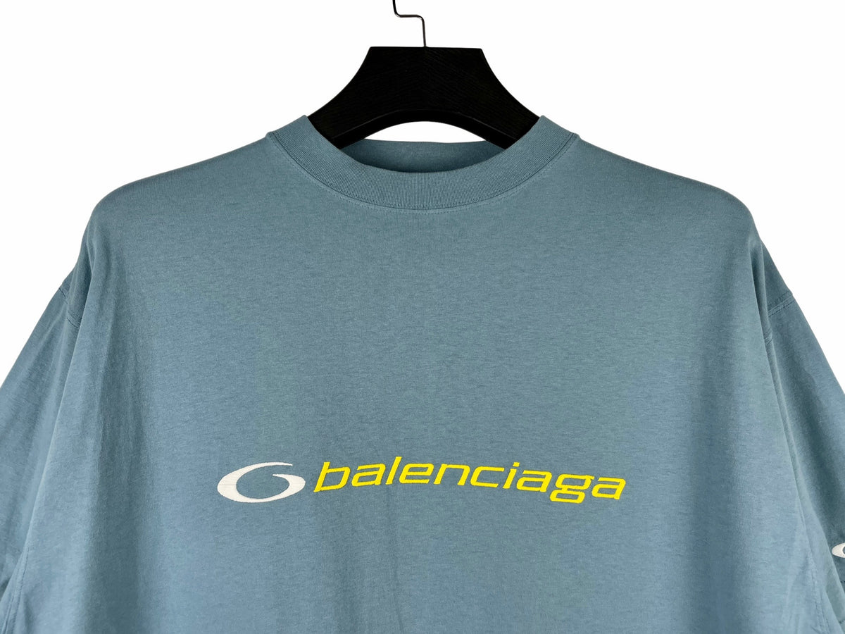Balenciaga 25SS Loop Embroidered Logo T-Shirt