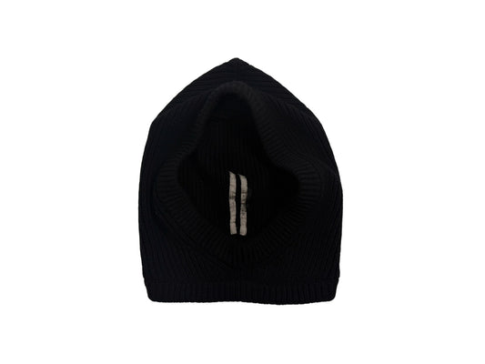 Rick Owens Black Knit Balaclava Hood FW22