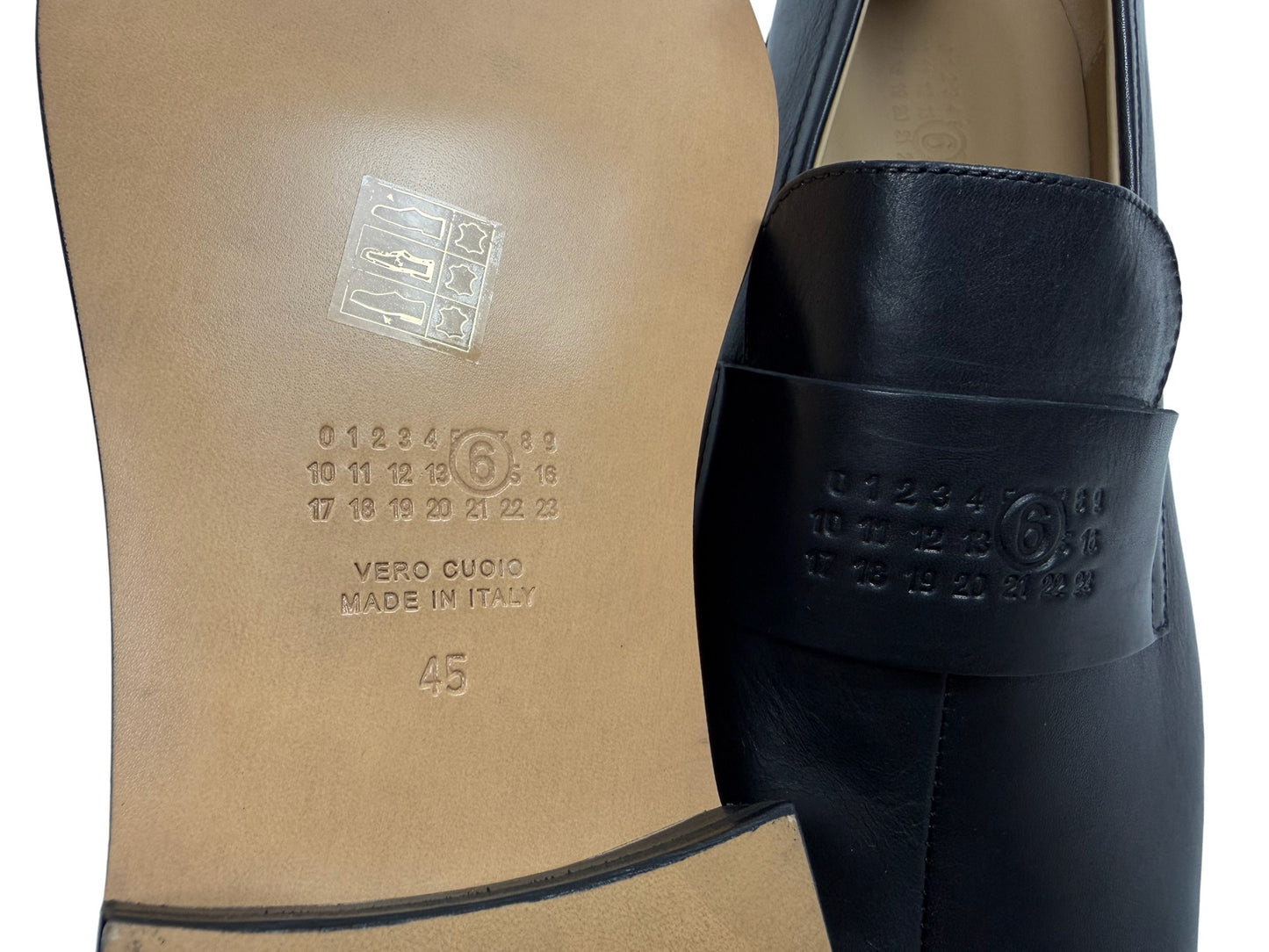 MM6 Maison Margiela Tabi Leather Loafers