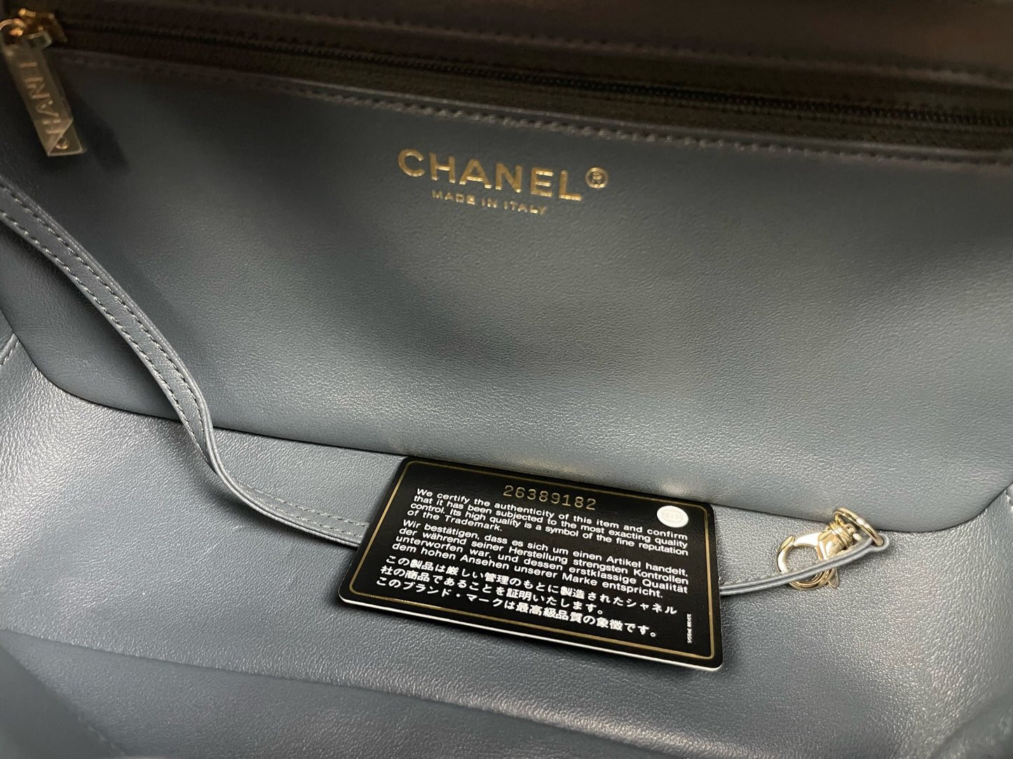 Chanel Trendy CC Leather Bag Grey
