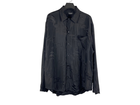 Balenciaga Logo Viscose Shirts SS21