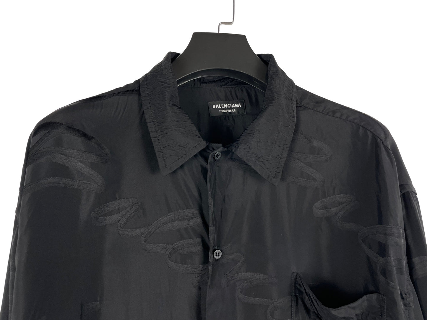 Balenciaga Logo Viscose Shirts SS21