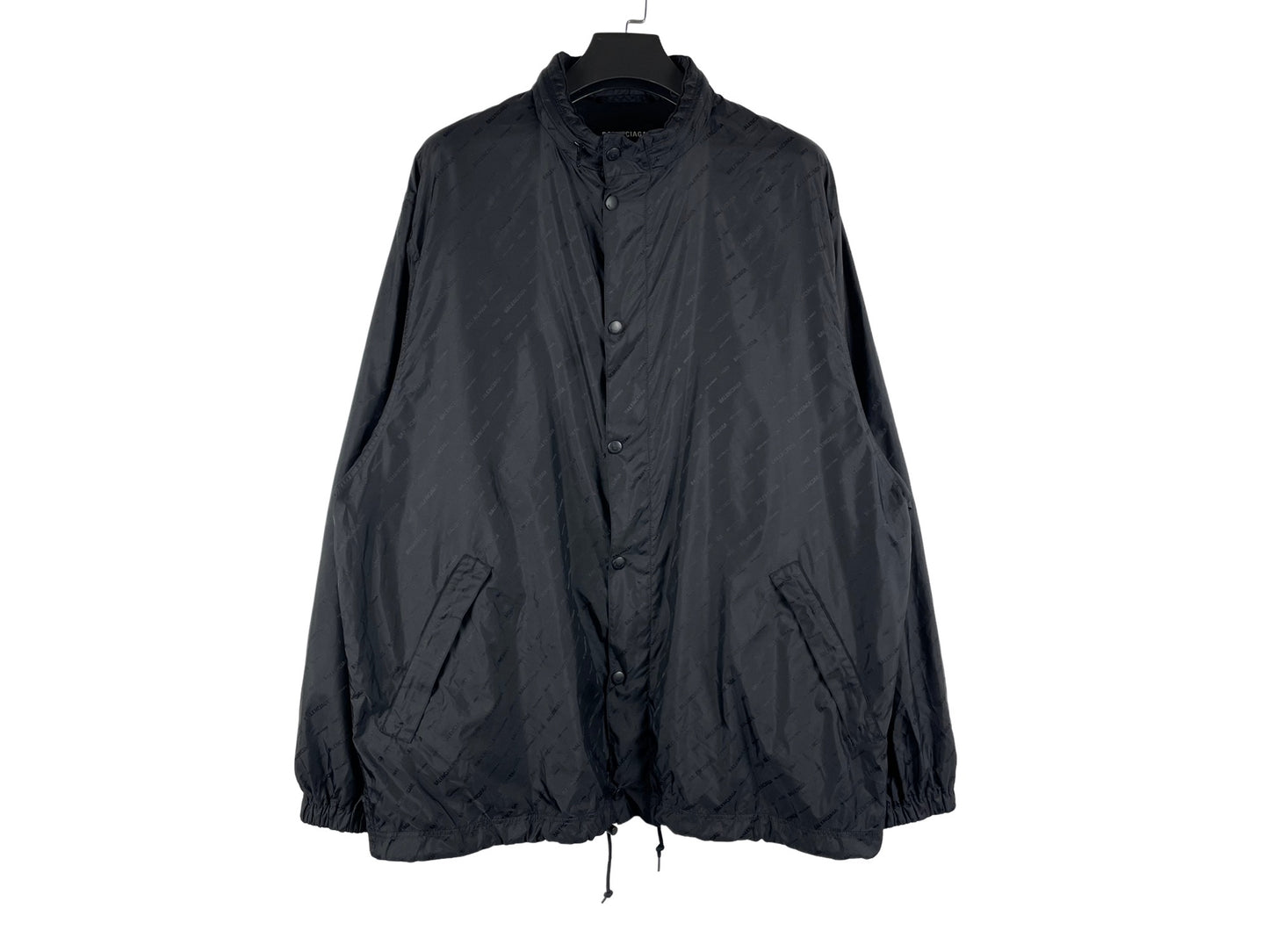 Balenciaga All-over Logo Rain Jacket SS21