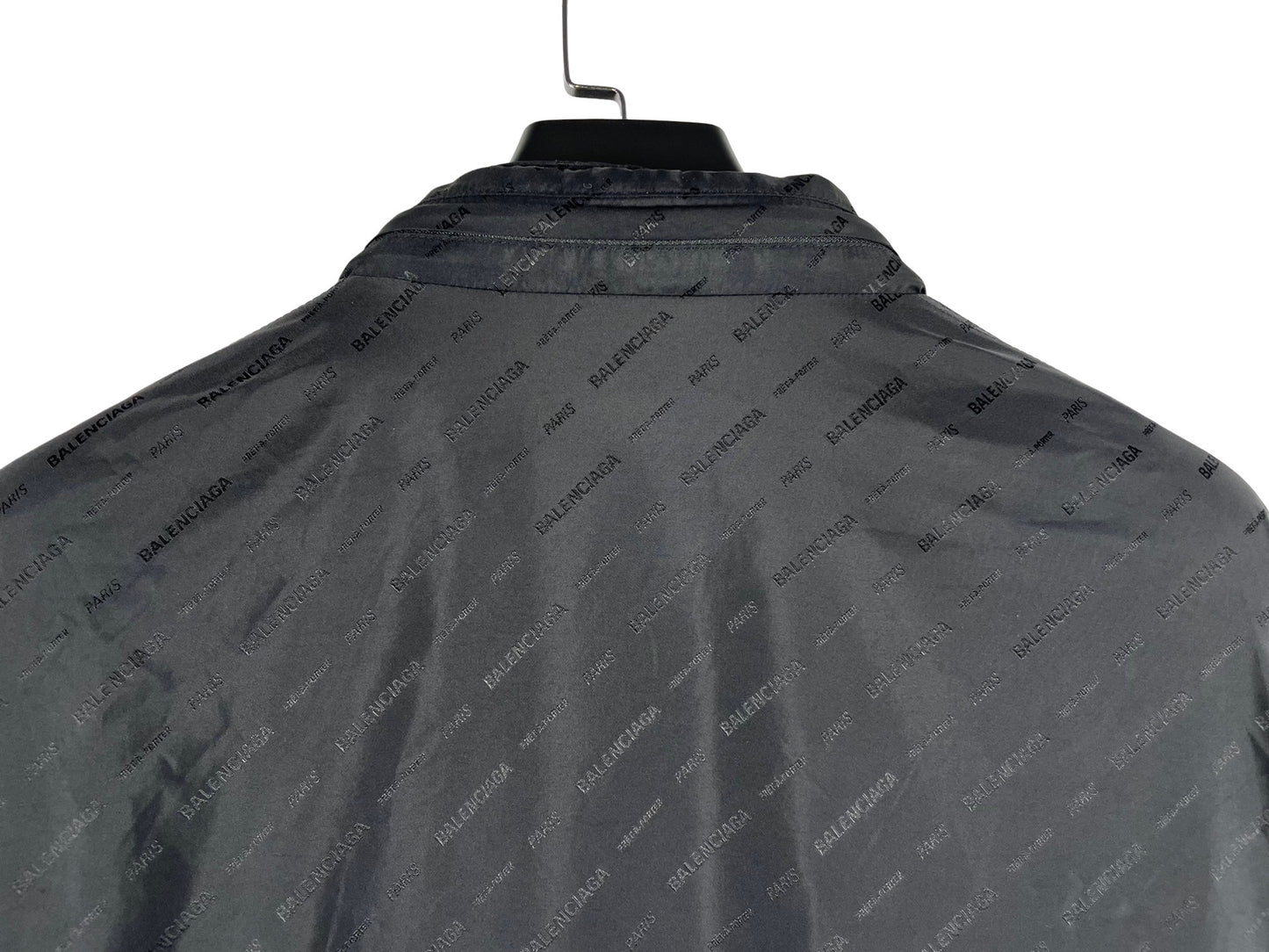 Balenciaga All-over Logo Rain Jacket SS21