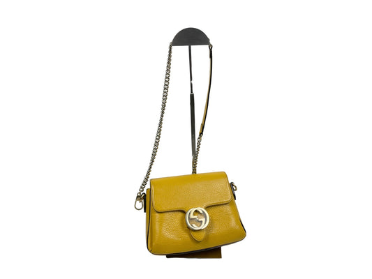 Gucci Interlocking GG Chain Bag Yellow