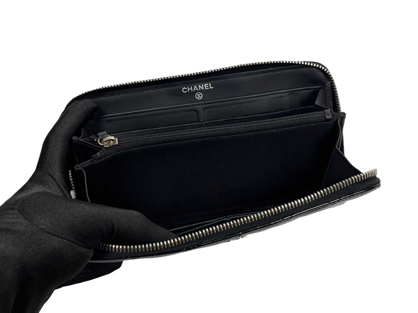 Chanel Zip Around Long Wallet