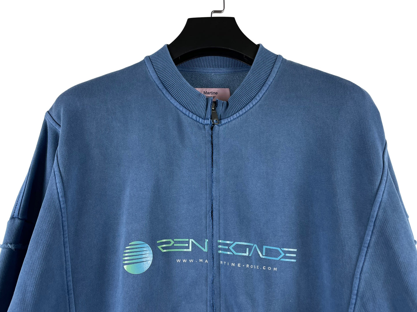 Martine Rose zip-up Panelled Sweatshirt AW25