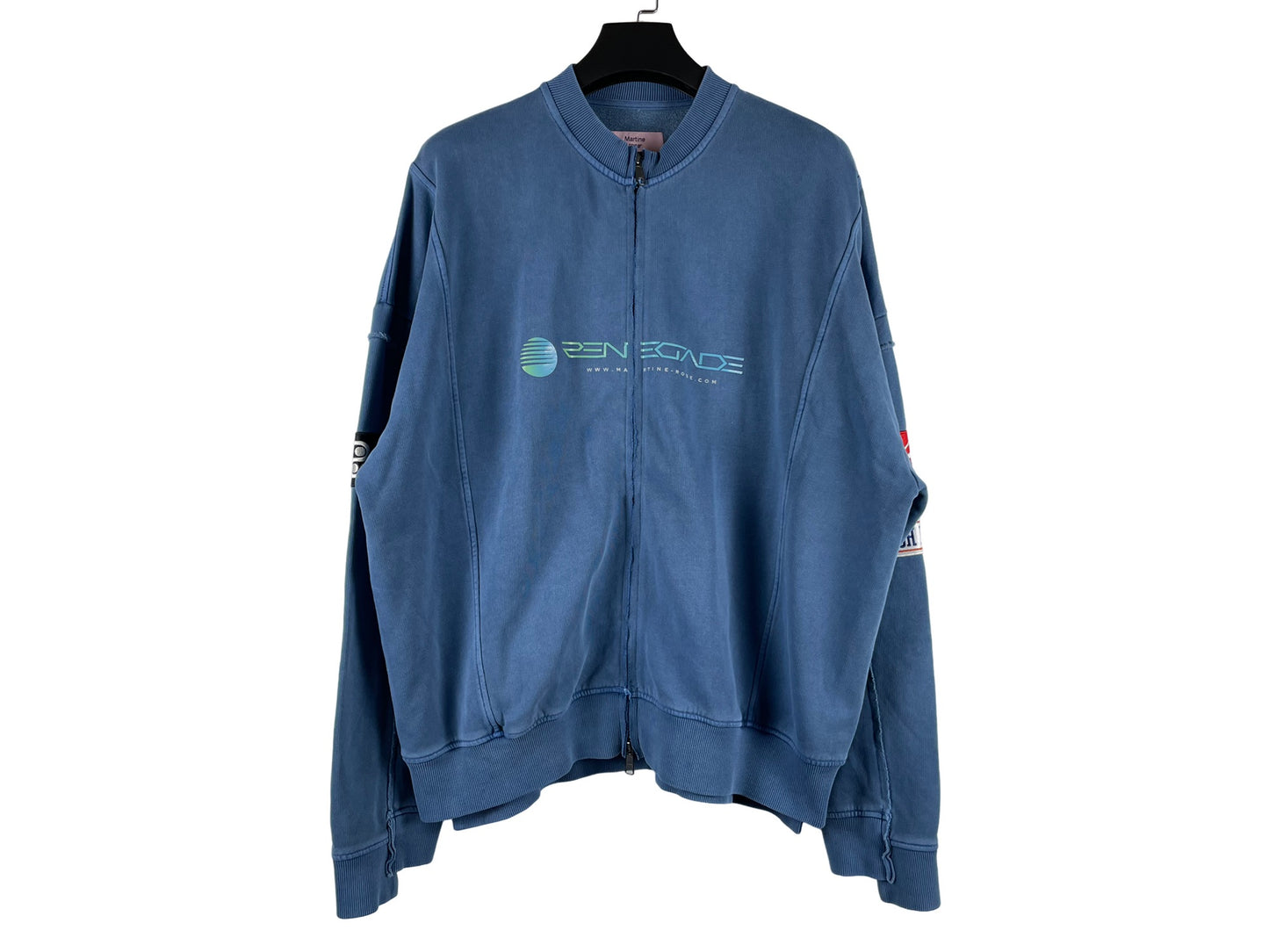 Martine Rose zip-up Panelled Sweatshirt AW25