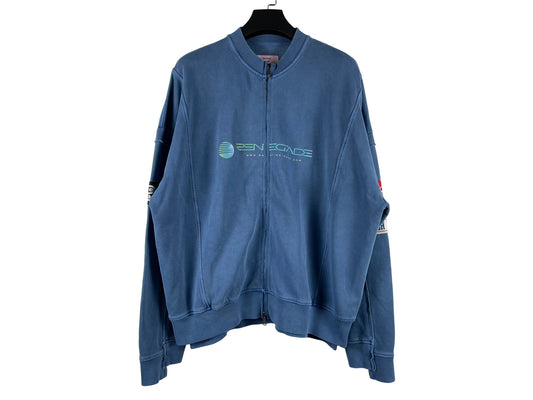 Martine Rose zip-up Panelled Sweatshirt AW25