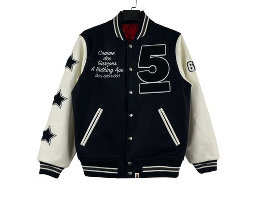Comme Des Garcons x Bape Varsity Jacket AW25