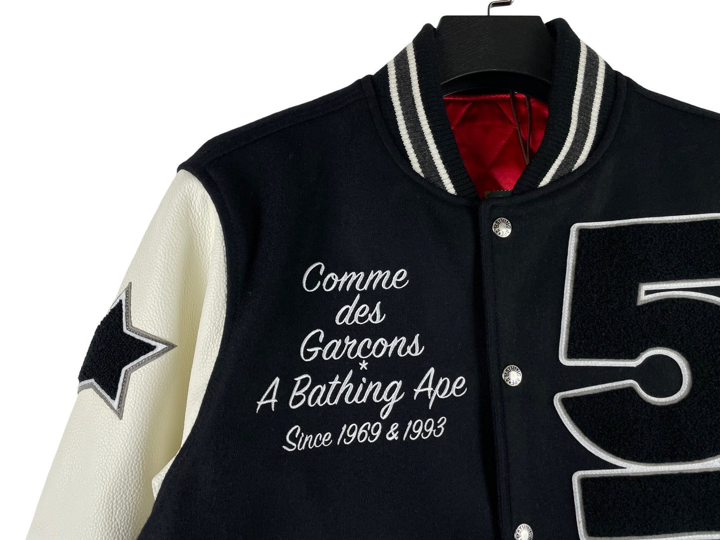 Comme Des Garcons x Bape Varsity Jacket AW25