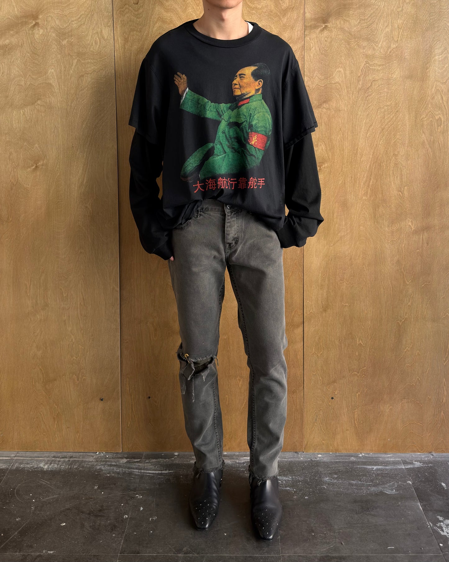 Enfants Riches Deprimes Mao Assemblage Layered Long Sleeve T-Shirt SS23
