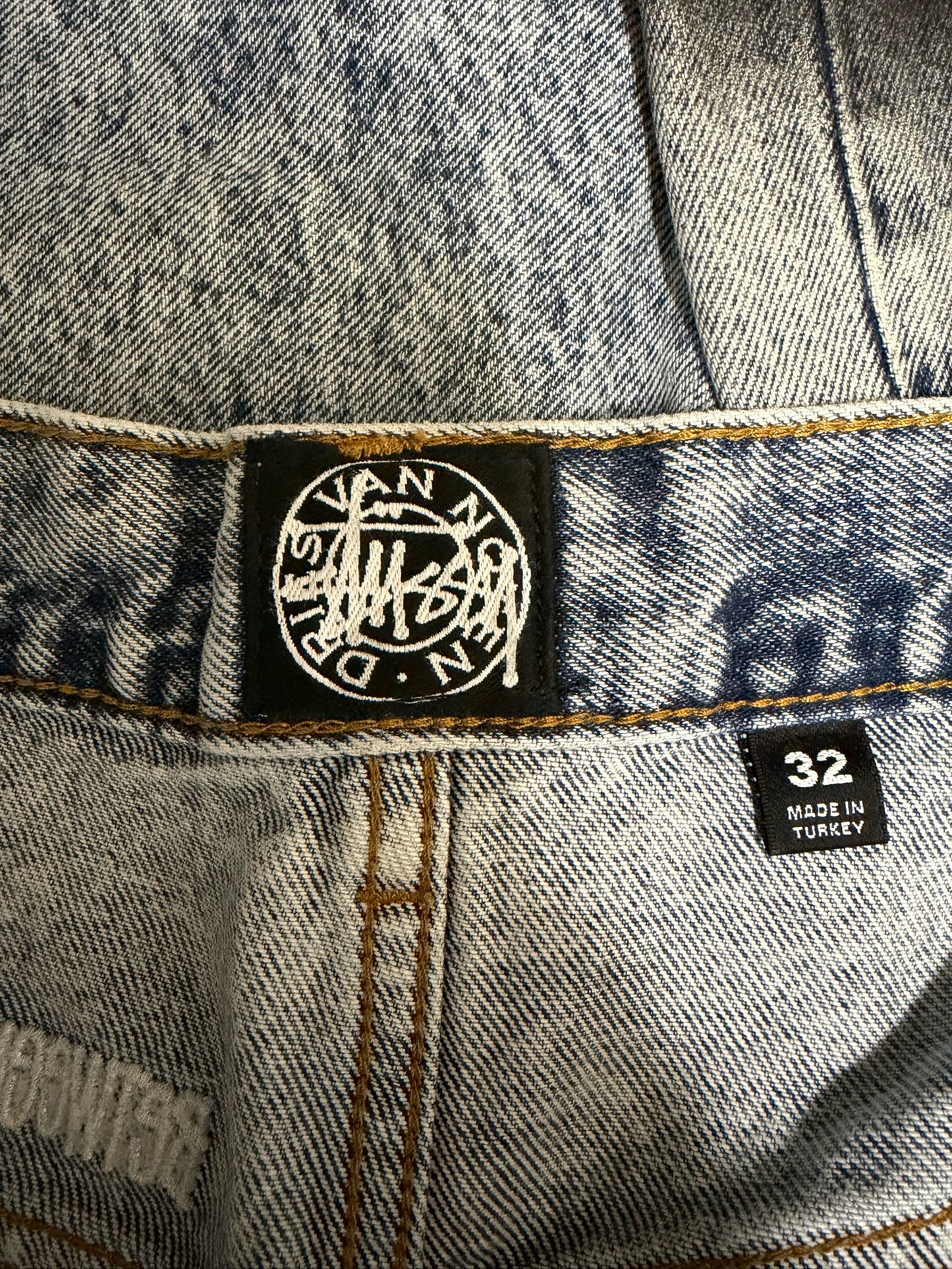 Dries Van Noten × Stussy  Stencil Denim Jeans