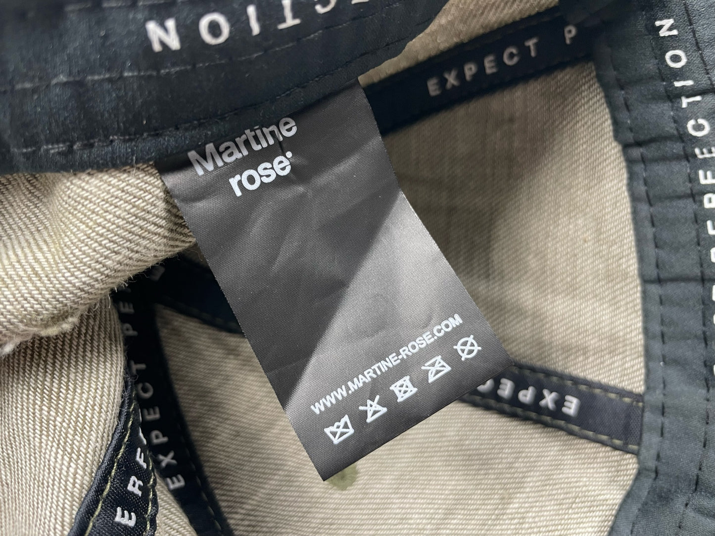 Martine Rose Distressed Baseball Cap